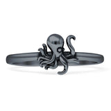 Oxidized Octopus Rings
