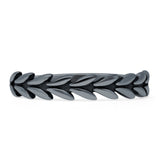 Oxidized Leaf Ring