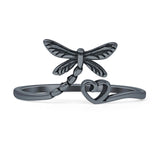 Heart Dragonfly Ring