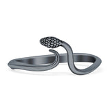 Oxidized Snake Ring