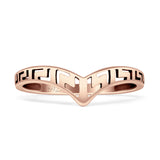 Oxidized Chevron Rings