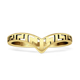Oxidized Chevron Rings