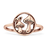 Mushroom Snail Ring