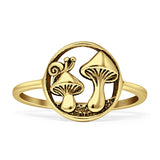 Mushroom Snail Ring