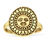 Sun Face Ring