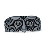  Oxidized Owl Ring
