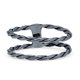 Twisted Rope Ring