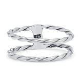 Twisted Rope Ring
