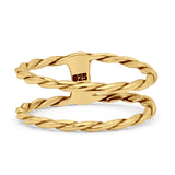 Twisted Rope Ring
