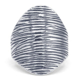  Oxidized Textured Cocktail Ring