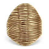  Oxidized Textured Cocktail Ring