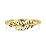 Filigree Feather Ring