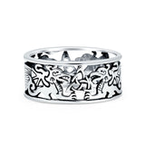 Celtic Triquetra & Dragons Ring