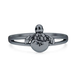 Hatching Turtle Ring