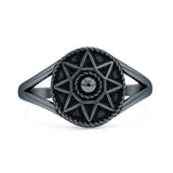 Split Shank Star Ring
