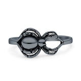 Oxidized Spider Ring