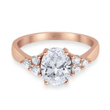 Vintage Style Oval Natural Stone Ring 