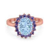 Art Deco Oval Natural Stone Ring