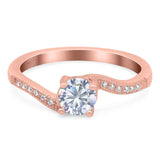 Round Natural Stone Art Deco Ring