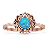 Lotus Flower Mandala Ring