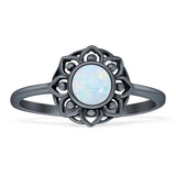 Lotus Flower Mandala Ring