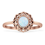 Lotus Flower Mandala Ring