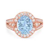 Art Deco Oval Natural Stone Ring