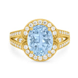Art Deco Oval Natural Stone Ring