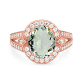 Art Deco Oval Natural Stone Ring