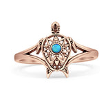 Oxidized Turtle Ring