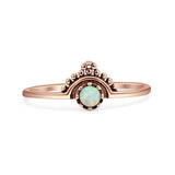 Oxidized Beaded Bali Ring