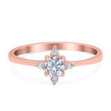 Minimalist Round Natural Stone Ring