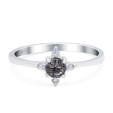 Minimalist Round Natural Stone Ring