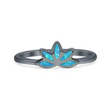 Oxidized Lotus Ring