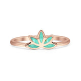 Oxidized Lotus Ring