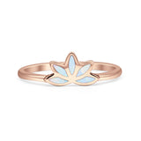 Oxidized Lotus Ring