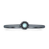 Round Opal Beaded Ring