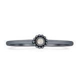 Round Opal Beaded Ring