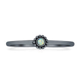 Round Opal Beaded Ring