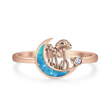 Moon Mushroom Ring