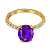 Art Deco Oval Natural Stone Wedding Ring