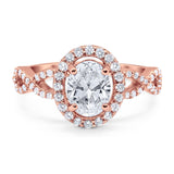 Art Deco Oval Natural Stone Split Shank Ring