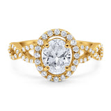 Art Deco Oval Natural Stone Split Shank Ring