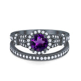 Art Deco Two Piece Bridal Ring