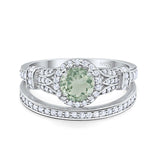 Art Deco Two Piece Bridal Ring