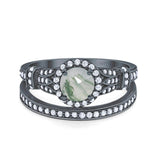 Art Deco Two Piece Bridal Ring
