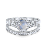 Art Deco Two Piece Bridal Ring