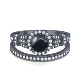Art Deco Two Piece Bridal Ring