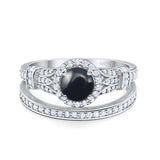 Art Deco Two Piece Bridal Ring