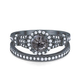 Art Deco Two Piece Bridal Ring
